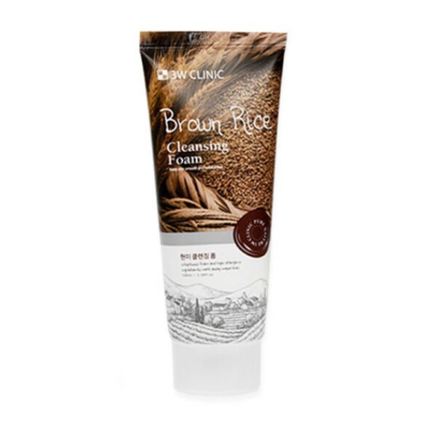 3WClinic - Cleansing Foam - 100ml - Brown Rice