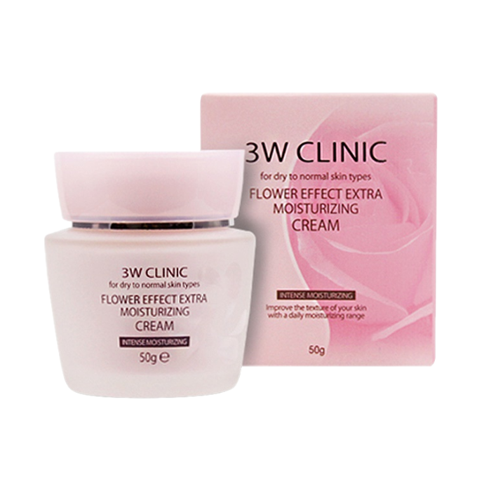 3WClinic - Flower Effect Extra Moisturizing Cream