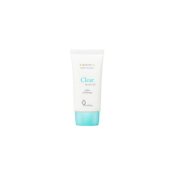 9wishes - Dermatic Clear Sunscreen SPF50+ PA++++ - 50ml