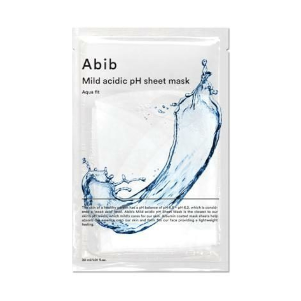 Abib - Mild Acidic pH Sheet Mask - Aqua Fit - 5pcs
