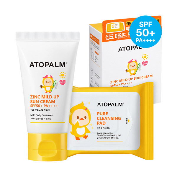 Atopalm - Outdoor Sun Milk SPF50+ PA+++ Special Set - 1set (2items)