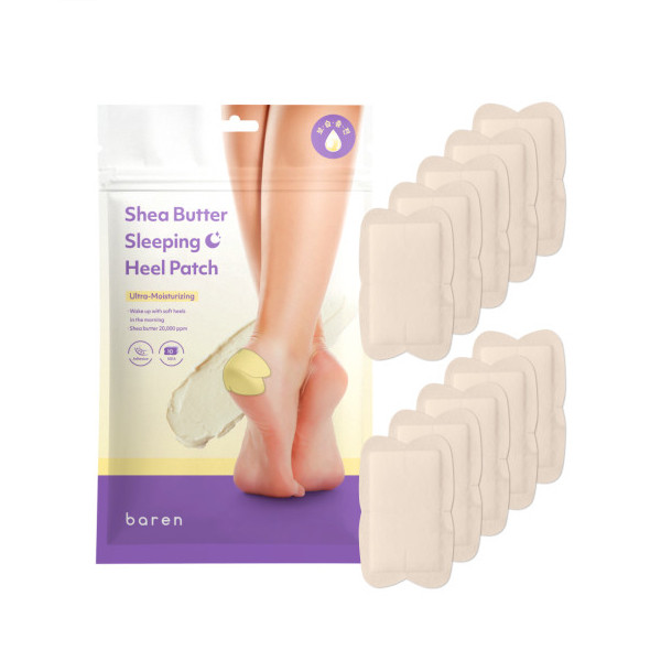 Baren - Shea Butter Sleeping Heel Patch - 10pezzi