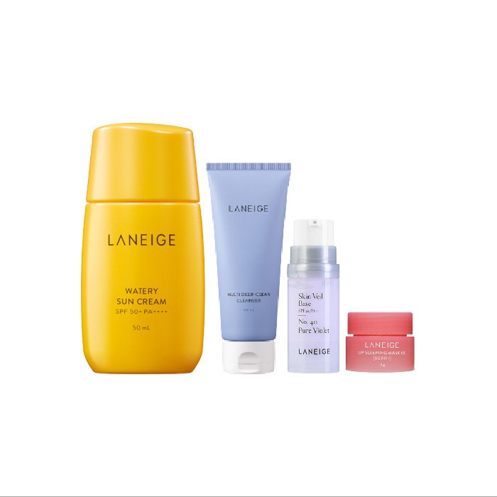 LANEIGE - Watery Sun Cream SPF50+ PA++++ - 50ml + Skincare Heroes Travel Set