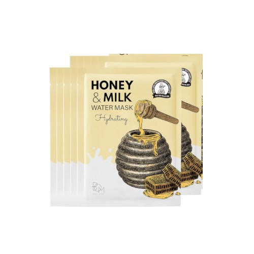 BOM - Honey And Milk Water Mask - 10pezzi