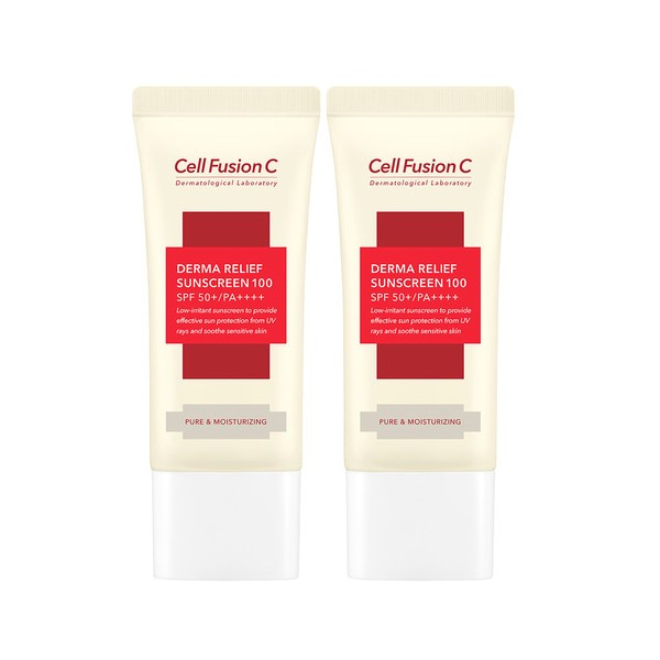 Cell Fusion C - Derma Relief Sunscreen 100 SPF50+ / PA++++ - 2pcs