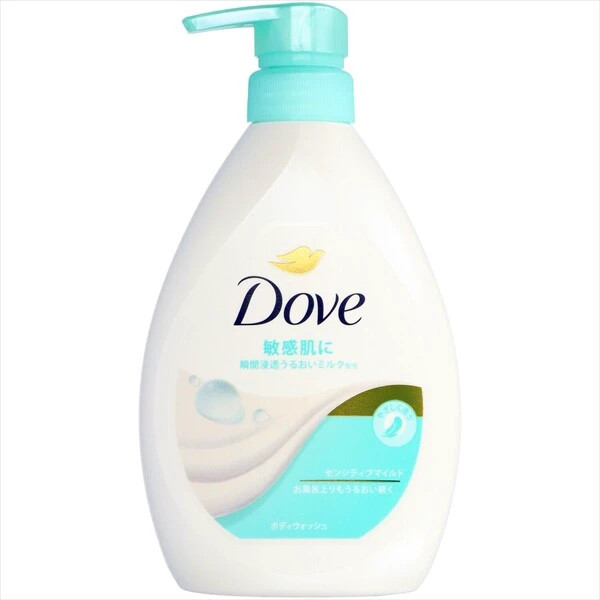 Dove - Sensitive Mild Body Wash Pump - 470g