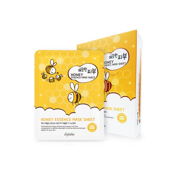 esfolio - Pure Skin Honey Essence Mask Sheet - 25ml X 10pcs