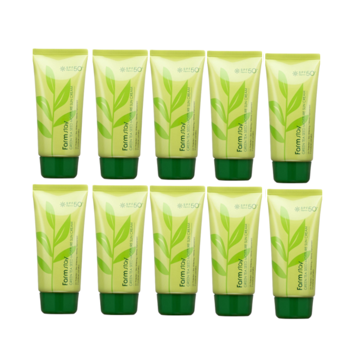 Farm Stay - Green Tea Seed Moisture Sun Cream (10ea) Set