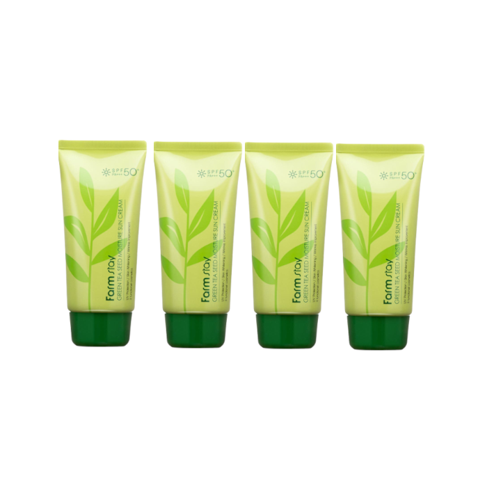 Farm Stay - Green Tea Seed Moisture Sun Cream (4ea) Set