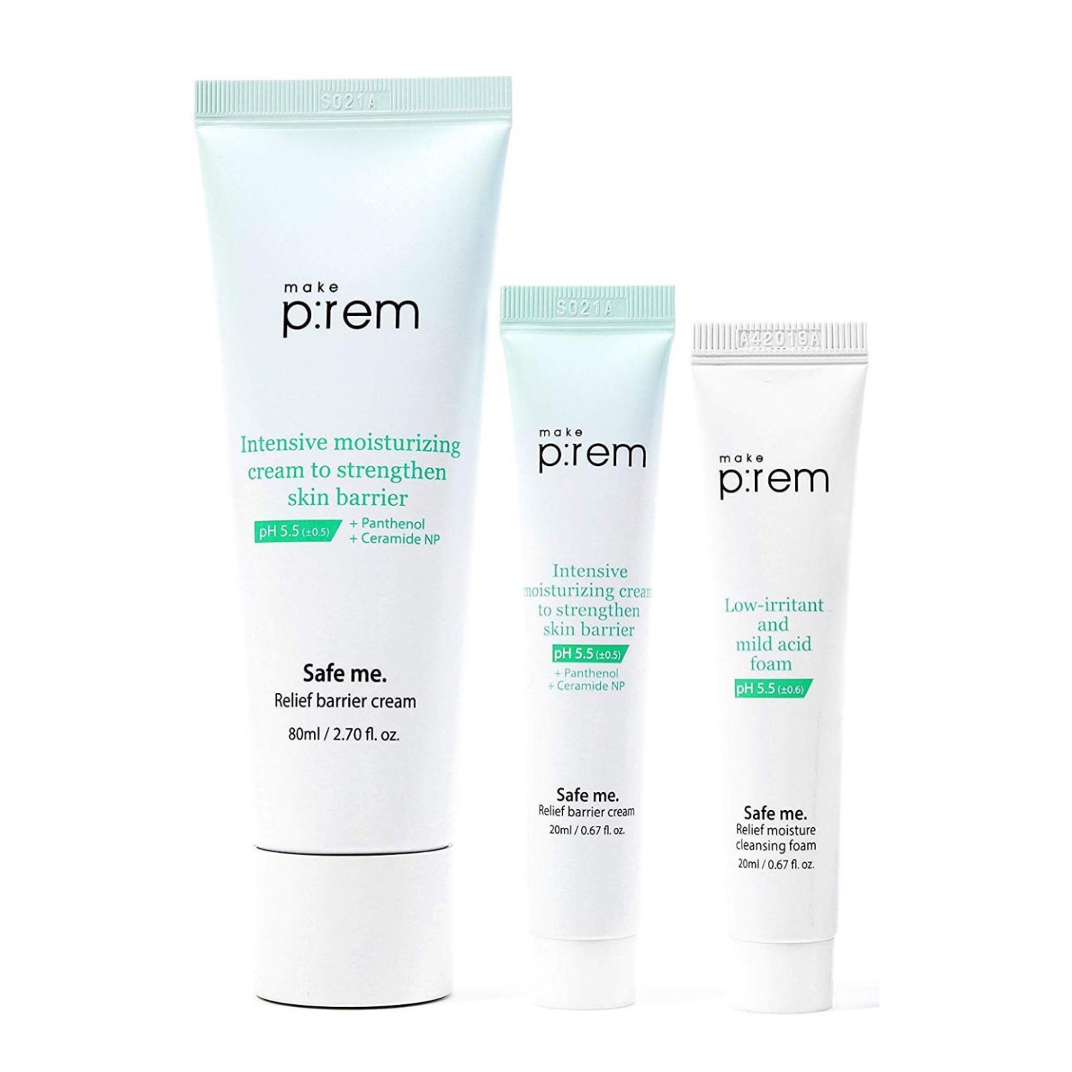 make p:rem - Safe me. Relief barrier cream - 80ml + 20ml + 20ml