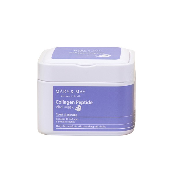 Mary&May - Collagen Peptide Vital Mask - 30pezzi/400g