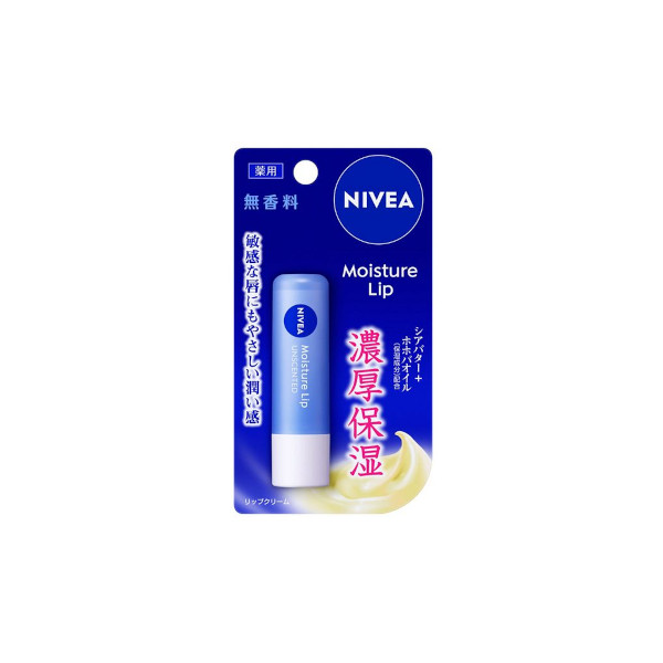 NIVEA Japan - Moisture Lip Unscented - 3.9g