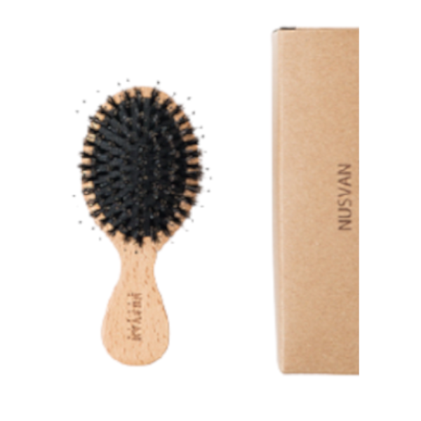 NUSVAN - Boar Bristle Hair Brush - 1pc