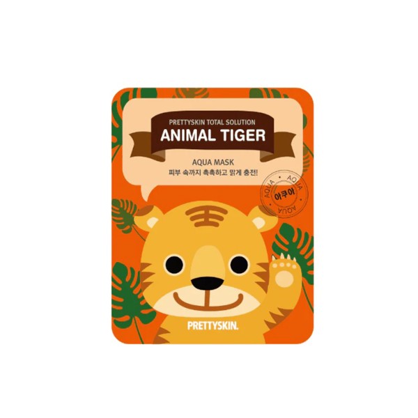 PRETTYSKIN - Total Solution Animal Tiger Aqua Mask - 1stuk