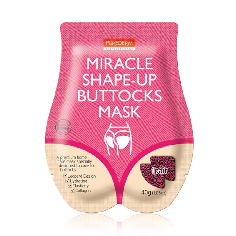 PUREDERM - Miracle Shape-up Buttocks Mask - 1pair