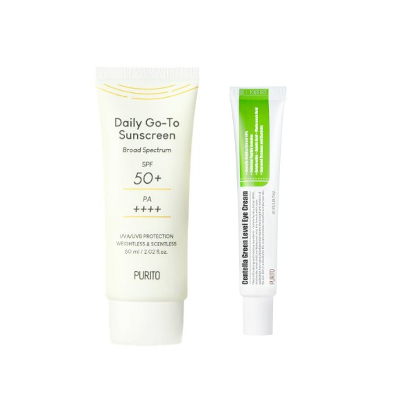 Purito SEOUL - Sunscreen x Centella Eye Cream Set