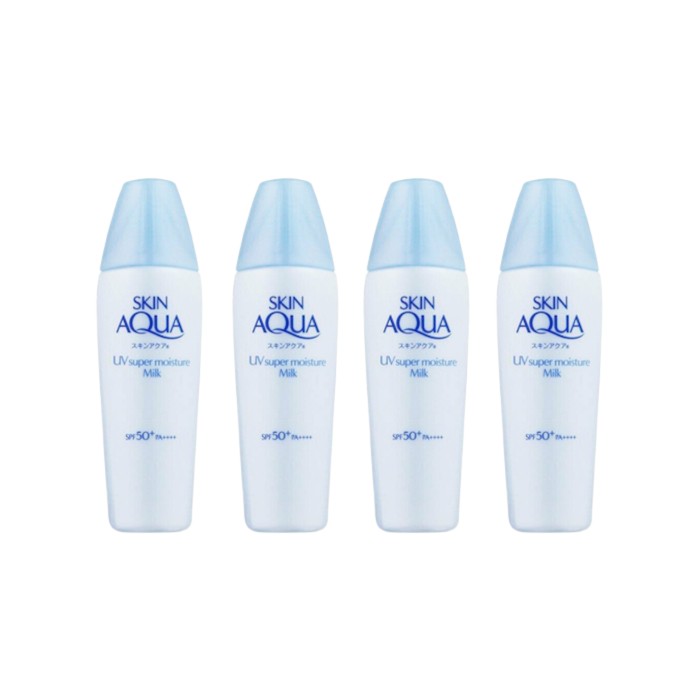 Rohto Mentholatum Skin Aqua UV Super Moisture Milk (4ea) Set