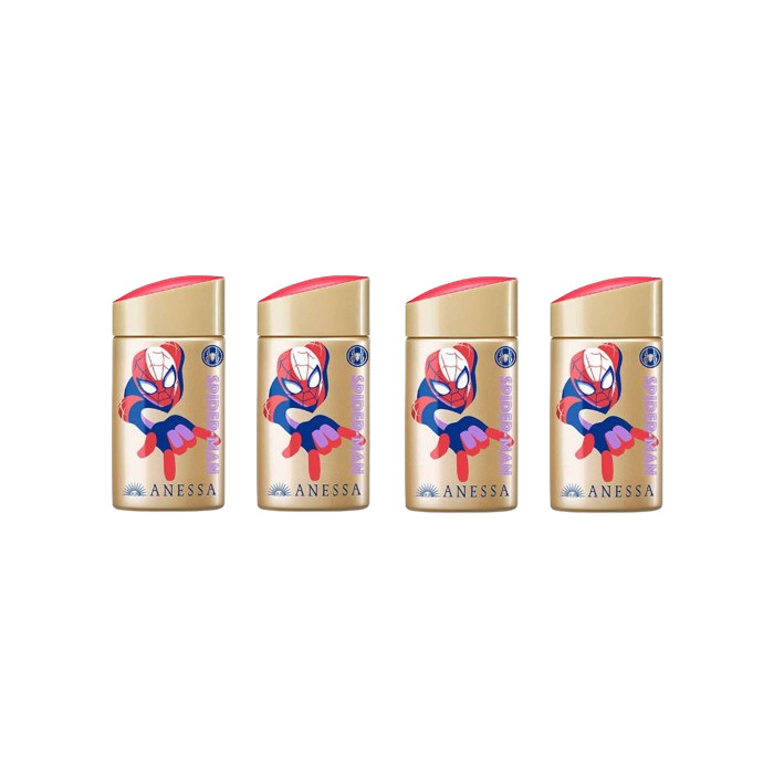 Shiseido - Anessa Perfect UV Sunscreen Skincare Milk N SPF50+ PA++++ - 60ml - Marvel Spiderman Edition (4ea) Set