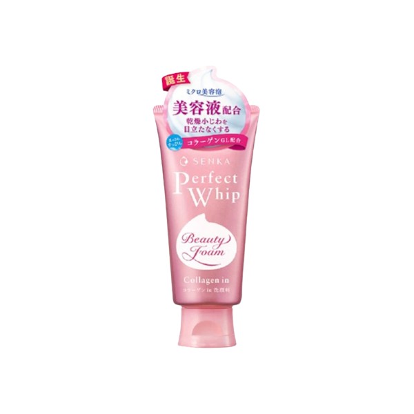 Shiseido - Senka Perfect Whip Collagen in Washing Foam Cleanser (New Version) - 120g