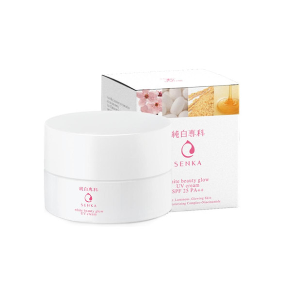 Shiseido - Senka - White Beauty Glow UV Cream (SPF25 PA++) - 50g