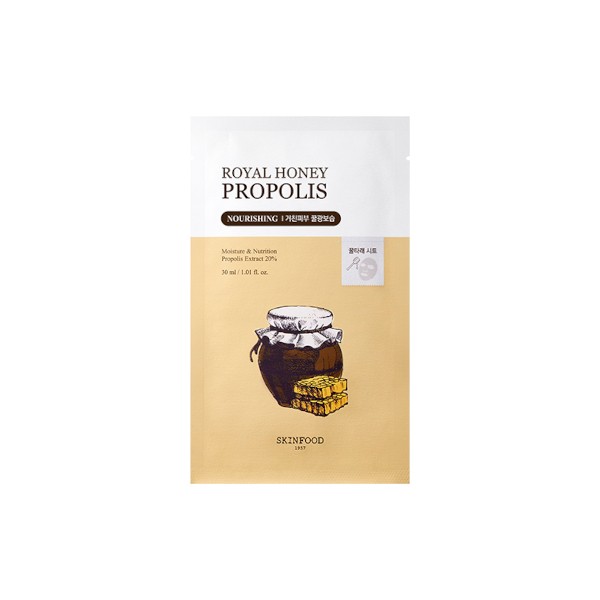SKINFOOD - Royal Honey Propolis Enrich Mask - 1pezzo