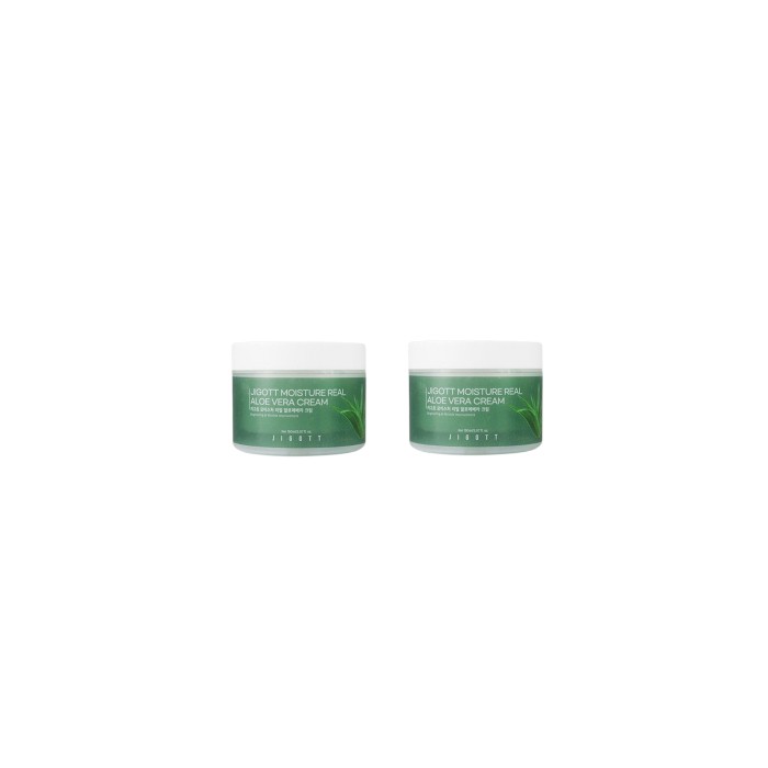 Jigott - Moisture Real Aloe Vera Cream - 150ml (2ea) Set