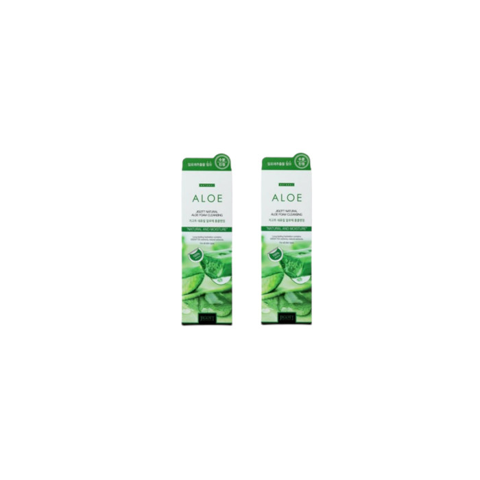 Jigott - Natural Aloe Foam Cleansing - 180ml (2ea) Set