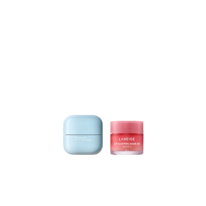 LANEIGE - Water Bank Blue Hyaluronic Eye Cream - 25ml (1ea) + Lip Sleeping Mask EX - 20g - Berry (1ea) Set