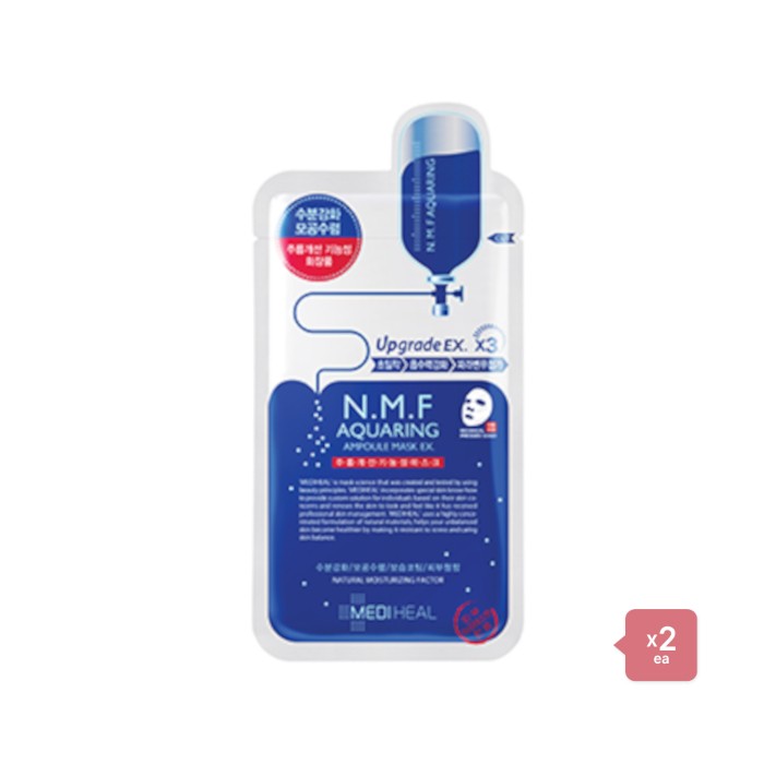 Mediheal - N.M.F Aquaring Ampoule Mask EX - 1pc (2ea) Set
