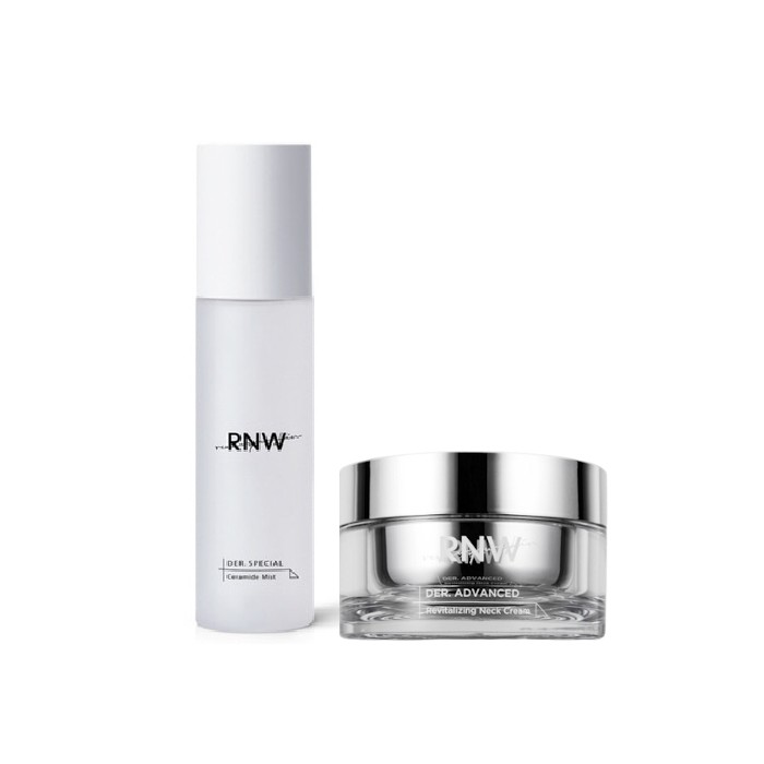 RNW - DER. SPECIAL Ceramide Mist - 100ml (1ea) + DER. ADVANCED Revitalizing Neck Cream - 55ml (1ea) Set