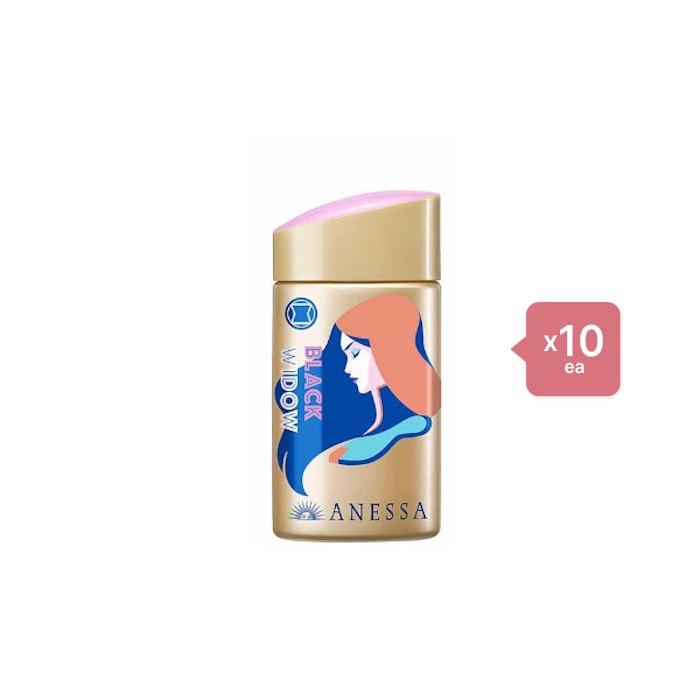 Shiseido Anessa Perfect UV Sunscreen Skincare Milk N SPF50+ PA++++ - 60ml - Marvel Black Widow Edition (10ea) Set
