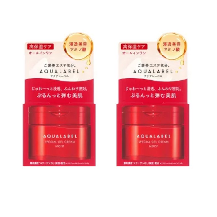 Shiseido - Aqua Label Special Gel Cream Moist - 90g (2ea) Set