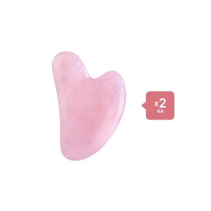 Stylevana - Scraping Board Gua Sha Massage Tool (Heart-shaped) (2ea) Set - Pink