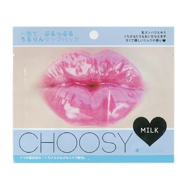 Sun Smile - Pure Smile CHOOSY Hydrogel Lip Pack (Milk) - 1pcs