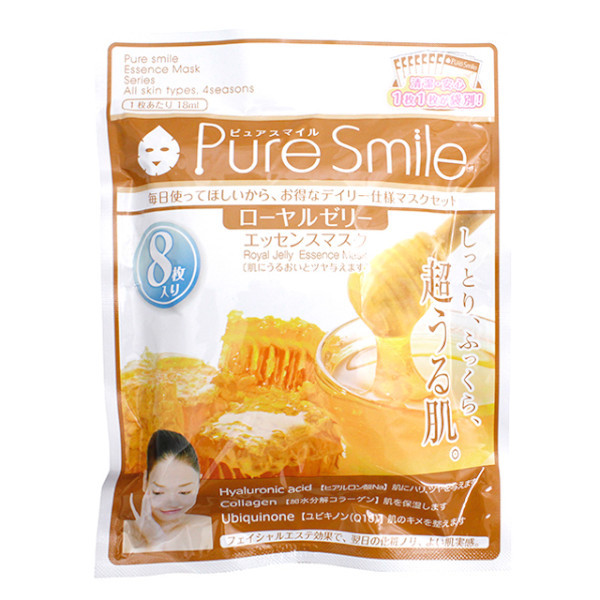 Sun Smile - Pure Smile Essence Mask - Gelée royale - 8pcs