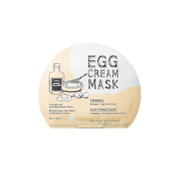Too Cool For School - Egg Cream Mask (Firming) - 1pezzo