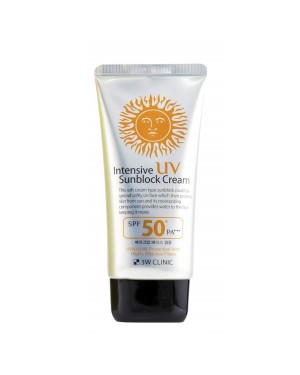 3W Clinic - Crème intensive crème solaire UV SPF50+ PA+++ - 70ml