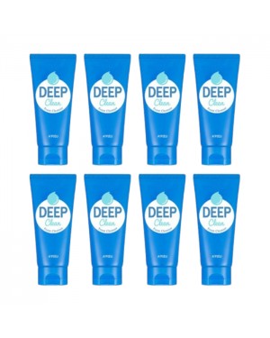 A'PIEU - Deep Clean Foam Cleanser - 130ml (8ea) Set