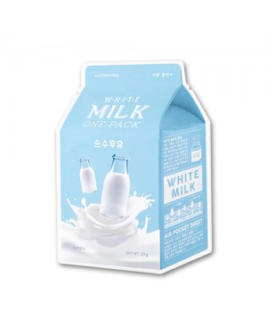 A'PIEU - Masque en feuille Milk One Pack - White - 1pièce