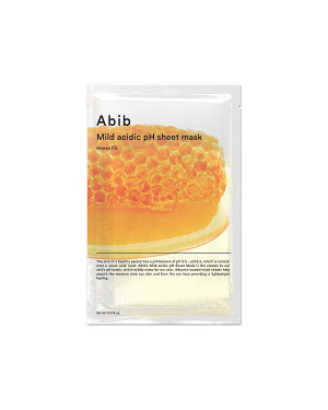 Abib - Masque en feuille de pH acide doux - Honey Fit - 1pièce
