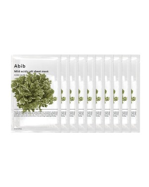 Abib - Mild Acidic pH Sheet Mask - Jericho Rose Fit - 10pcs