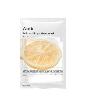 Abib - Mild Acidic pH Sheet Mask - Yuja Fit - 5pièces