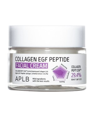 APLB - Crème pour le visage aux peptides de collagène EGF - 55ml