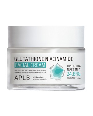 APLB - Crème pour le visage au glutathion et à la niacinamide - 55ml