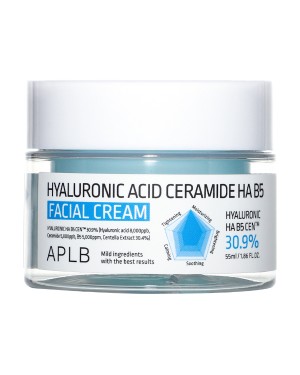APLB - Crème visage céramide HA B5 à l'acide hyaluronique - 55ml