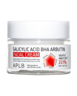 APLB - Crème pour le visage à l'acide salicylique BHA et à l'arbutine - 55ml