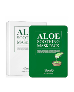 Benton - Aloe Soothing Pack de masques - 10pièce