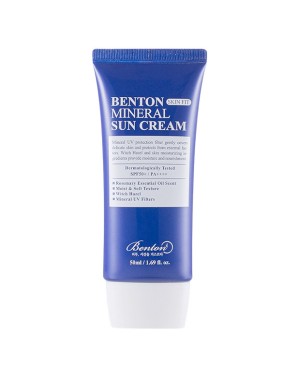 Benton - Crème Solaire Minérale Skin Fit SPF50+/PA++++ - 50ml