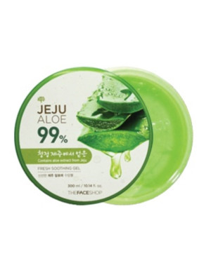 THE FACE SHOP - Fresh Jeju Aloe 99% Gel Apaisant - 300ml