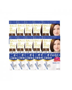 Dariya Dariya - Salon De Pro - Hair Color Cream - 5 Natural brown 10PCS Set